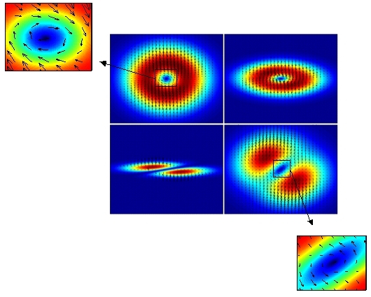 Процесс переворота топологического заряда